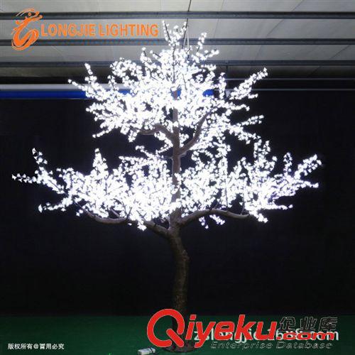 仿真树 5940灯 高4米 白色仿真树，LED桃花树 LED桃树灯 灯树 LED仿真树