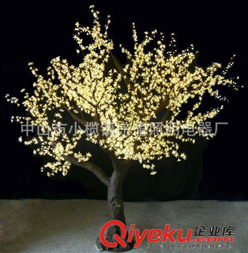 LED仿真树灯 LED仿真樱花树，装饰景观灯，圣诞灯树，桃花树，暖白发光树