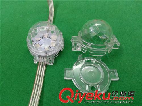 LED点光源系列 5公分半球水晶点光源外壳  防水不漏胶外壳  室外亮化照明{sx}
