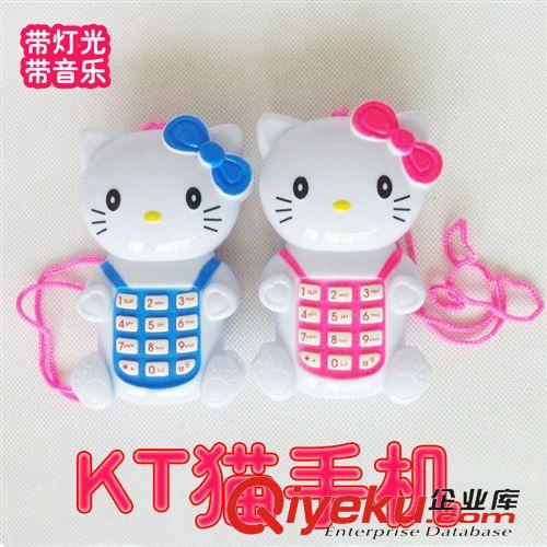 12月新品快订 Hello kitty手机 带灯光音乐 KT猫益智发光地摊热卖玩具