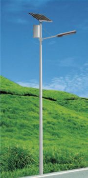 太阳能系列 【厂家直销】20wled+10Wled8米太阳能路灯 量大从优 品质保证