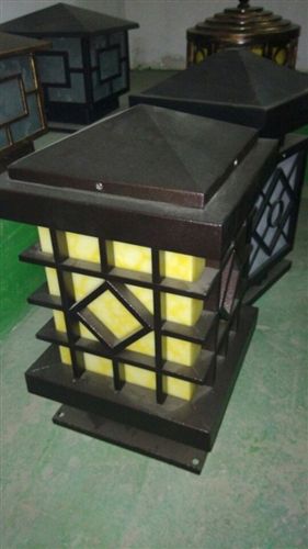 柱头灯 厂家直销柱头灯 不绣钢  铁制品 铝制品  防云石 压克力罩