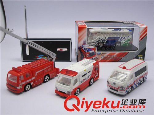 2014新品推荐 消防车5020 迷你遥控工程车 救护车 电车 模型车 一件批发