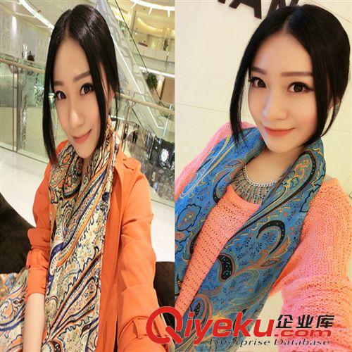 按上架时间分 2014秋冬新款时尚大牌韩版女士围巾 彩色波西米亚雪纺丝巾 批发