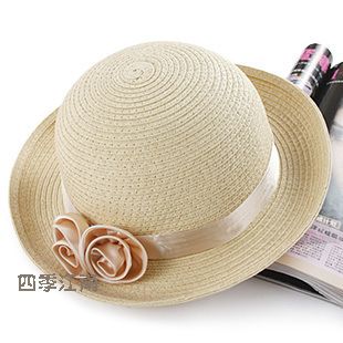 2014新款 草帽 女士草编草帽 春夏天日本韩版太阳帽子 沙滩帽 遮阳帽