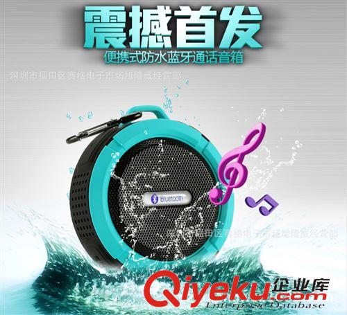 蓝牙音箱bluetooth speaker 厂家直销 新款私模户外单车运动5级防水C6无线蓝牙音箱免提通话