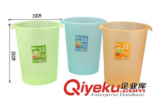 小百货-家居用品 供应振兴WT083塑料磨砂纸篓5.5L杂物桶 家用纸萝 垃圾桶