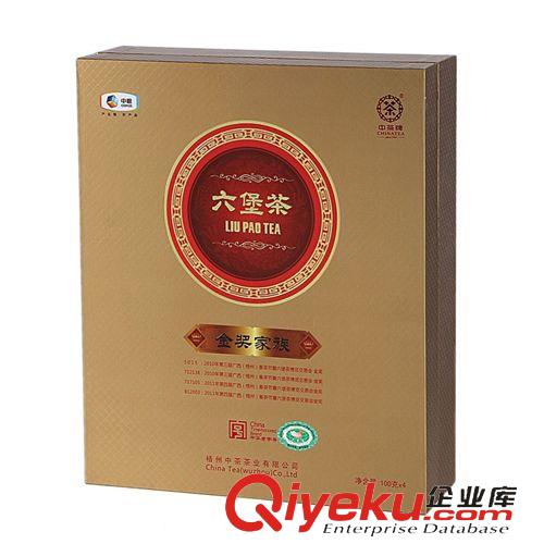 浓情茶礼 中茶一级广西六堡茶 金奖家族礼品茶400g 纯手工茶叶厂家批发直销