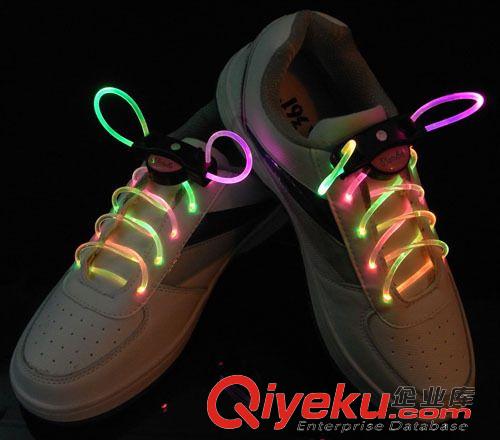 人用品 2015{zx1}款 led发光鞋带批发 厂家直销 彩色夜光鞋带爆款荧光鞋带