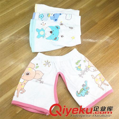 4月下旬新品玩具 婴幼儿纯棉短裤 0-1岁儿童夏季素色短裤 宝宝开档短裤批发 外贸