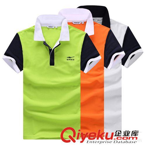 男式短袖POLO衫 2015新品男士纯棉短袖t恤翻领拼接修身型阳光时尚潮青少年学生T恤