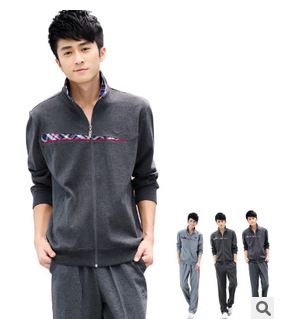 2015新款春秋男款套装 春装新品 xx运动服套装男士经典时尚休闲纯棉运动装