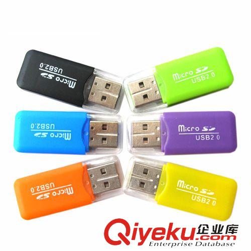 电脑周边 F06275冰爽 TF卡 内存卡读卡器 多功能高速USB2.0读卡器批发