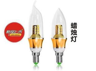 4.5W 厂家直销 LED蜡烛灯泡 大吊灯专用E14E27led拉尾泡led尖泡 5W