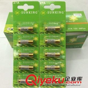 金力．高力．新光．三五．华太．雷达．等等． 厂家直销suncom 新光12V 27A 防盗门遥控门铃电池 A27S碱性干电池