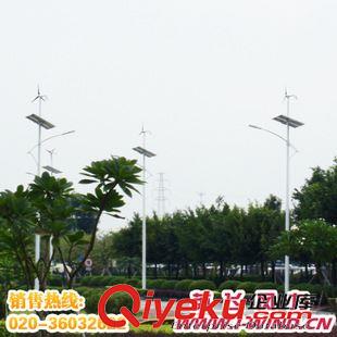  风光互补路灯 50W LED太阳能风光互补路灯系统_LED 50W风光互补路灯8米高