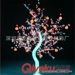 LED亚克力水晶树灯 七彩变色 水晶锥形圣诞树灯 优质亚克力原料 LED仿真樱花树灯