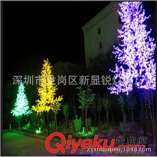 LED樱花树灯 厂家直销圣诞节LED树灯圣诞节装饰彩灯星星灯串闪灯彩灯