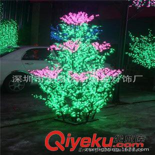 LED玫瑰花、丁香花、球形磨菇花树灯 质量保证 3米 led丁香树 双层大花发光树 景观照明装饰树