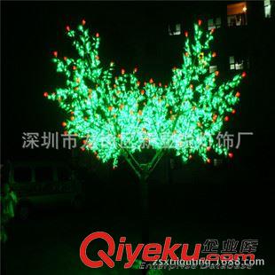 LED玫瑰花、丁香花、球形磨菇花树灯 新锐热销推荐供应LED玫瑰绿叶粉白桃花树 光纤樱花树灯