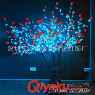 LED盆景仿傎树灯 2015新款LED树灯 LED仿真玫瑰树灯 LED灯树 3米 景观树灯装饰
