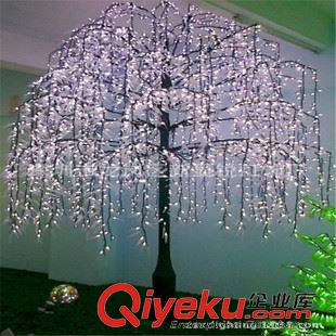 LED发光柳树灯 led桃花仿真樱花树灯、LED柳树工厂直销