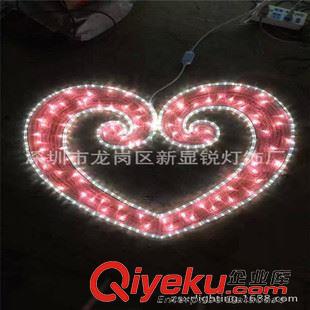 LED图案造型灯 厂家直销优质LED造型图案灯 婚庆节日背景布置灯 滴胶心形