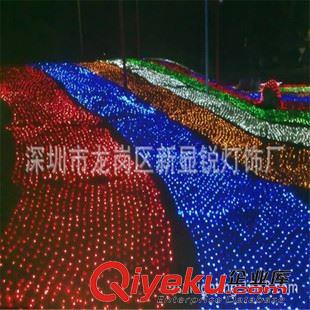 LED灯串、网灯、瀑布灯 8*10米超大LED网灯串灯  户外防水 酒吧 亮化装饰