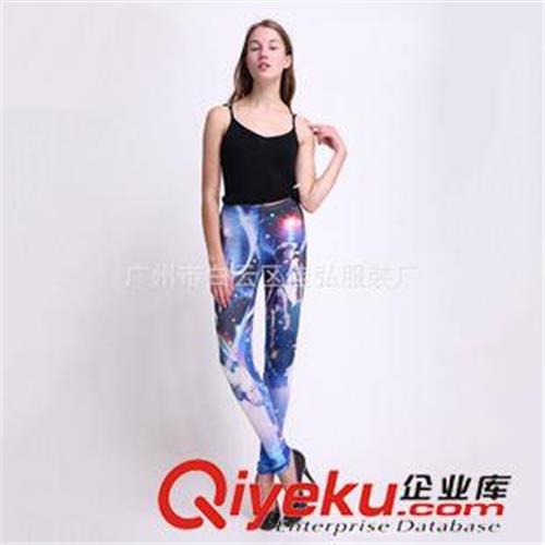 打底裤 2014新款 艾美斯k872童话世界数码印花欧美风流行打底裤厂家批发