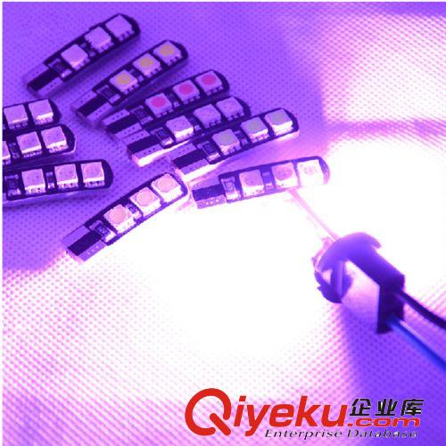 【淘貨源】批發(fā)汽車led燈 示寬燈 T10 刀鋒   解碼  6SMD t10小燈原始圖片3