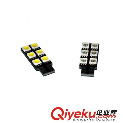 【淘貨源】汽車led燈 led閱讀燈 T10 6smd 解碼 示寬燈  led車燈原始圖片2