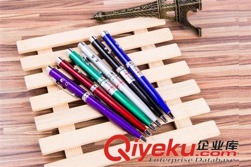 新款！3合1紅色激光筆 輻射筆+教鞭筆+圓珠筆+手電筒 送電池原始圖片2