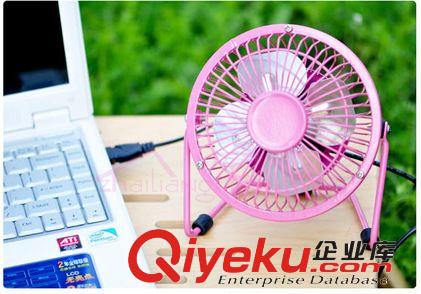 T4寸迷你 USB風扇 純金屬靜音 學生風扇 電腦USB散熱小風扇原始圖片2