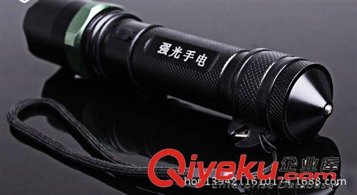 廠家直銷 強(qiáng)光手電筒 鋁合金CREE強(qiáng)光手電 帶安全錘 現(xiàn)貨供應(yīng)原始圖片3