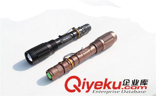 神火 T6 強光手電筒 響尾蛇 變焦2節(jié)18650充電防水手電筒批發(fā)原始圖片3