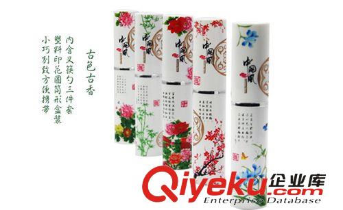 創(chuàng)意中國(guó)風(fēng)餐具 不銹鋼餐具套裝 便攜式餐具三件套 叉子勺子筷子原始圖片2