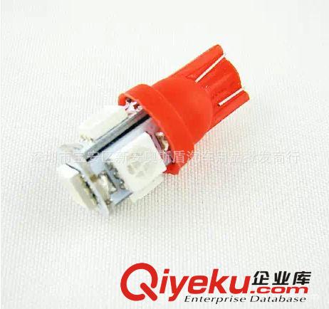 摩托車七彩燈 t10-5燈LED插泡車燈 汽車led閱讀燈示寬燈 配套原始圖片2