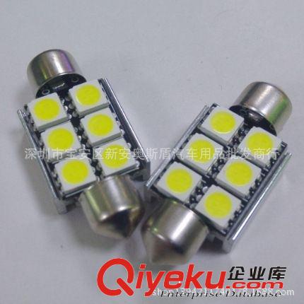 汽車LED閱讀燈 車頂燈 6LED燈泡頂燈 內飾燈 雙尖閱讀燈36/39mm原始圖片2