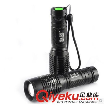 CREE Q5 調光迷你強光手電筒 兩用電源 伸縮變焦 工廠直銷批發