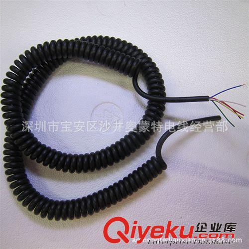 聚氨脂螺旋電纜  汽車螺旋電纜 PUR螺旋電纜原始圖片2