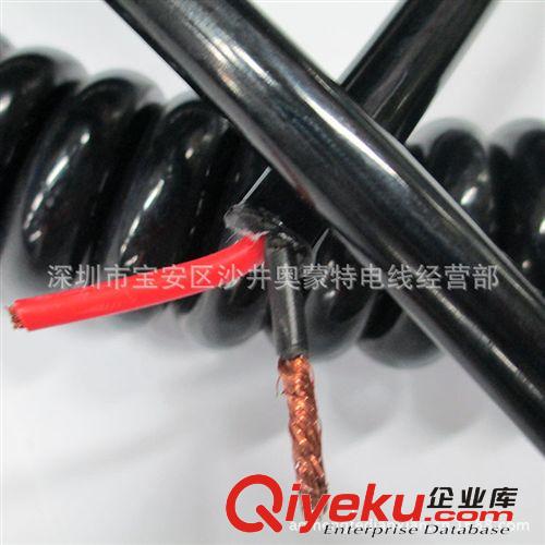 聚氨脂螺旋電纜  汽車螺旋電纜 PUR螺旋電纜原始圖片3