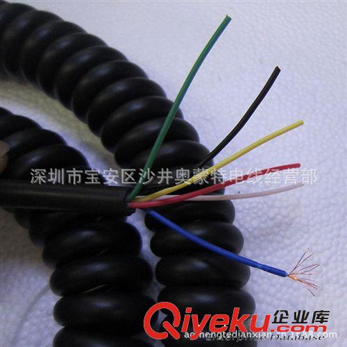 按客戶需求訂做各種規格彈簧線/螺旋線/伸縮電纜/拉伸電線電纜原始圖片3
