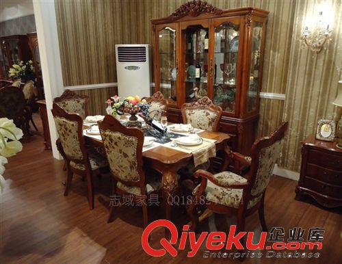 廣東佛山順德歐式床、實(shí)木雕花床，歐式別墅會(huì)所家具廠家批發(fā)原始圖片2