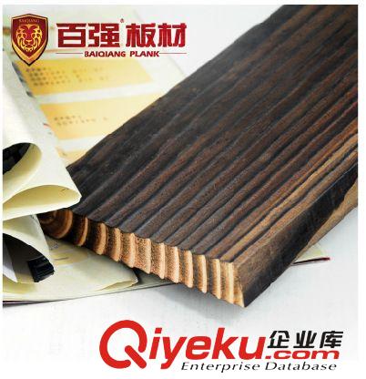 【企業集采】美國花旗松碳化木地板戶外地板防腐木140*25仿古木原始圖片3