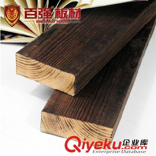 百強(qiáng)牌 美國花旗松碳化木110*40 戶外防腐木 深度碳化木原始圖片3