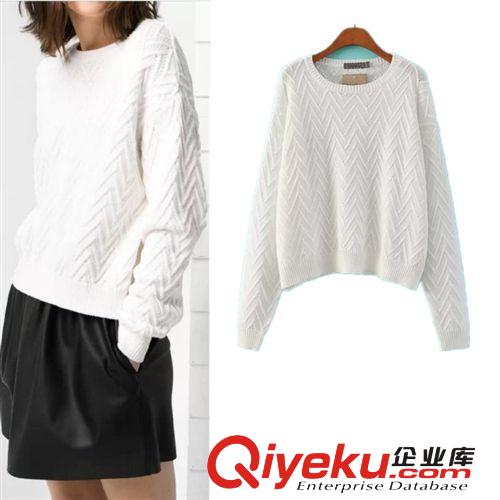 2014歐美大牌秋季新款 HM同款女式休閑套頭植物印花長(zhǎng)袖衛(wèi)衣