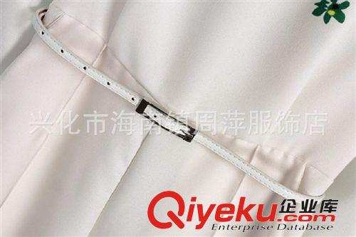 歐美風女裝2014新款 歐美明星走秀款定位印花連體褲 長褲 批發(fā)原始圖片3