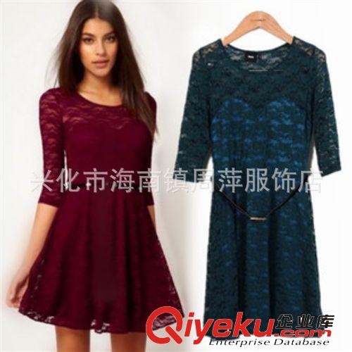 ASOS同款連衣裙 歐美個性女式后背蕾絲鏤空骷髏背心裙無袖打底裙