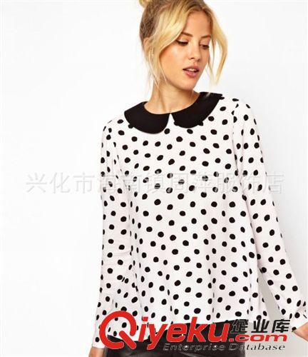 2013歐美夏裝新款連衣裙 ASOS同款V領交叉式中袖復古碎花連衣裙子
