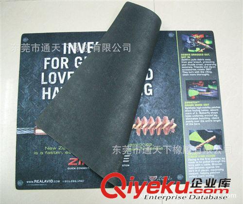 廠家定做廣告桌墊，tr發泡橡膠桌墊